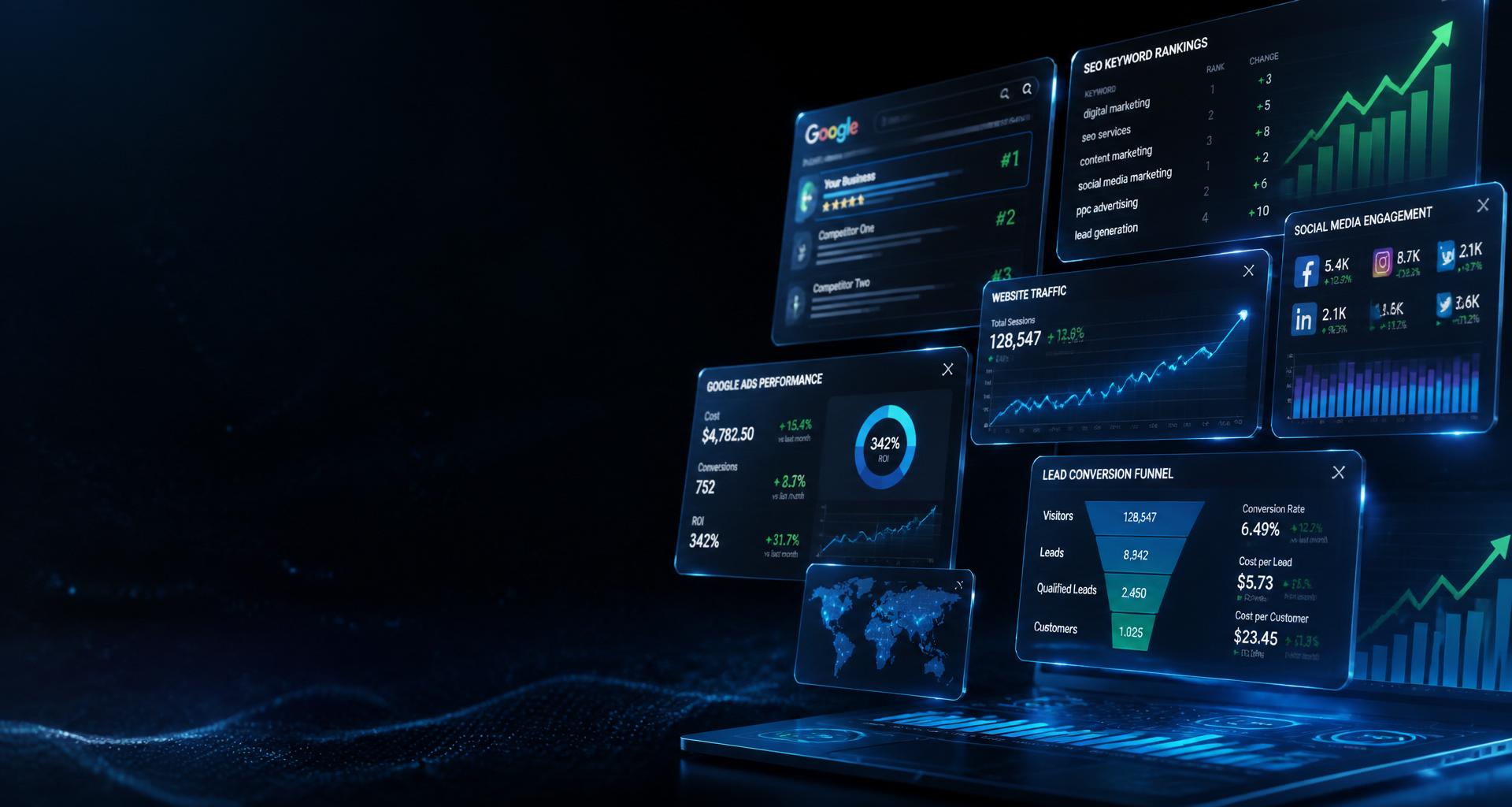 Digital marketing dashboards