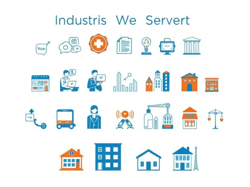 Industries we serve for website development