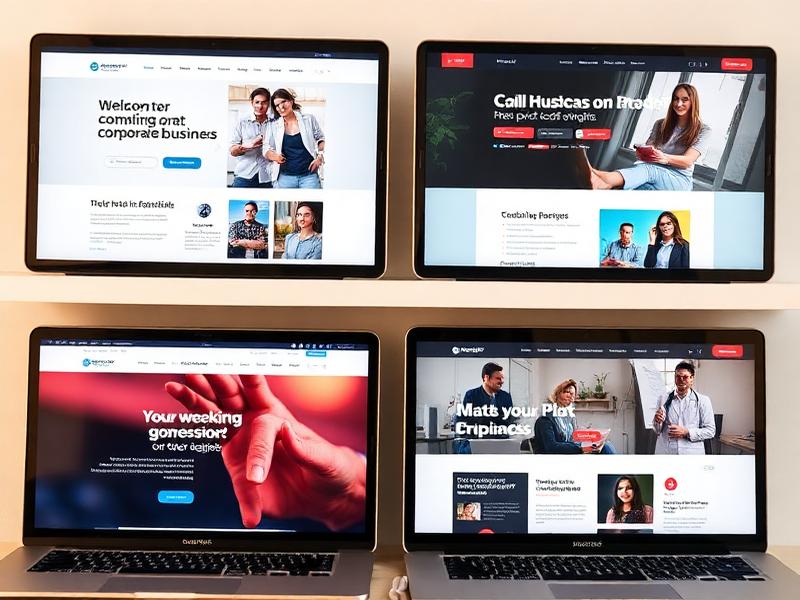 Different types of websites we build